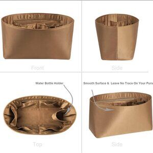 ZTUJO Silk Purse Organizer with Zipper, Silky Smooth, Bag Organizer